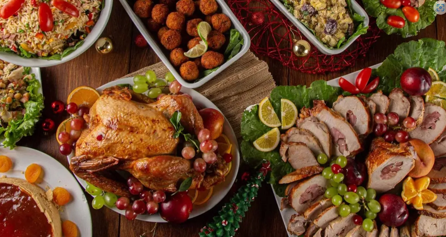 Imagem de ceia natalina 