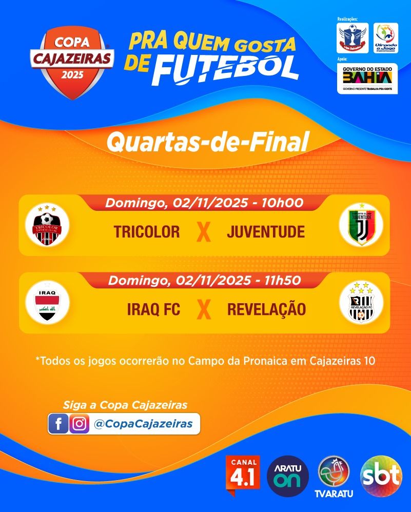 Copa Cajazeiras. Foto: Reprodução | Instagrame Final 02