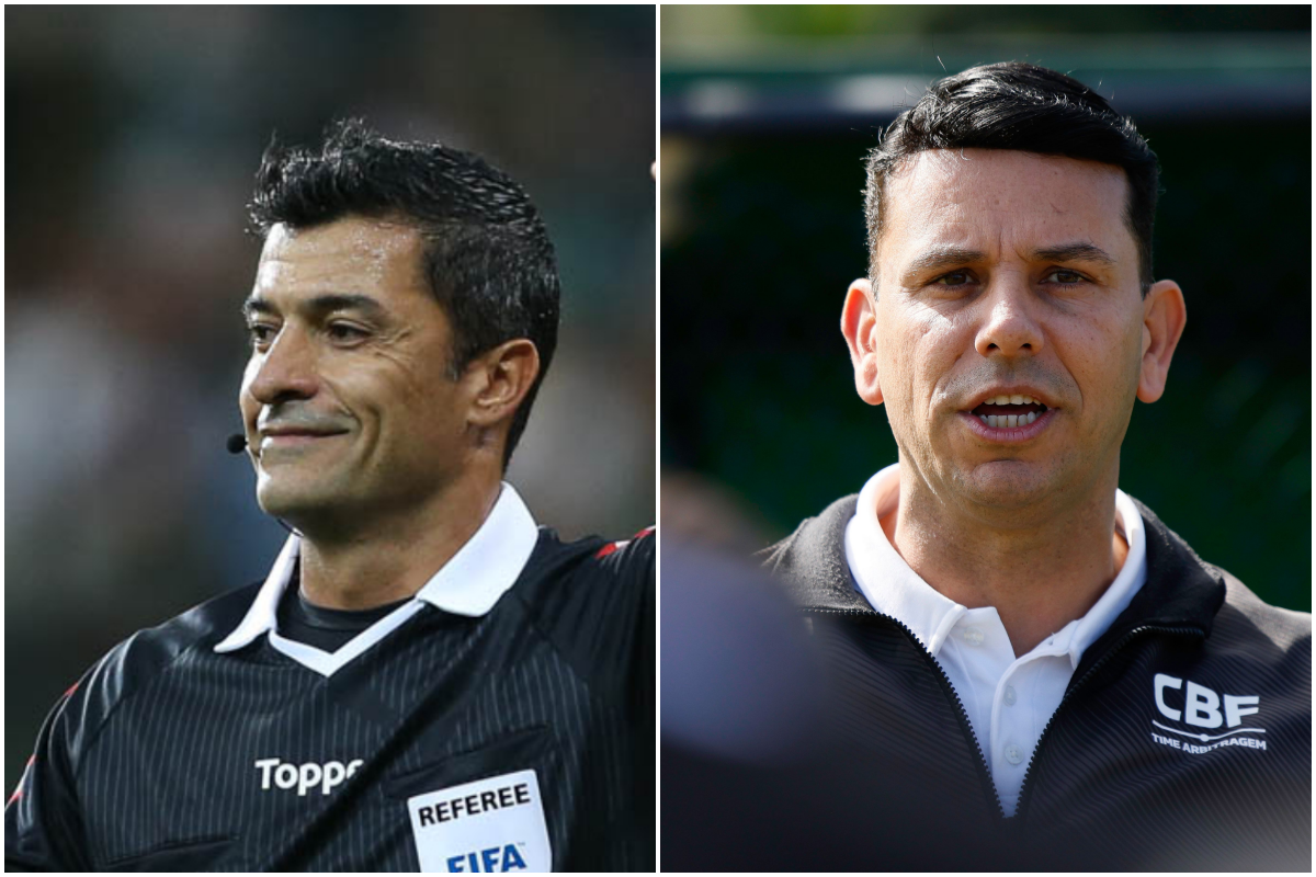 CBF muda Comiss&atilde;o de Arbitragem e troca Rodrigo Cintra por Sandro Meira Ricci. Fotos: Reprodu&ccedil;&atilde;o/Palmeiras e CBF