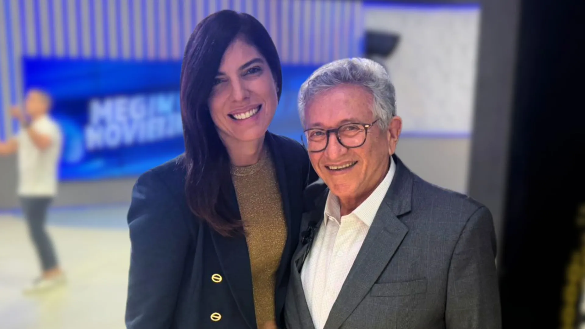 Ana Coelho, CEO da Aratu, e Luiz Caetano, prefeito de Camaçari