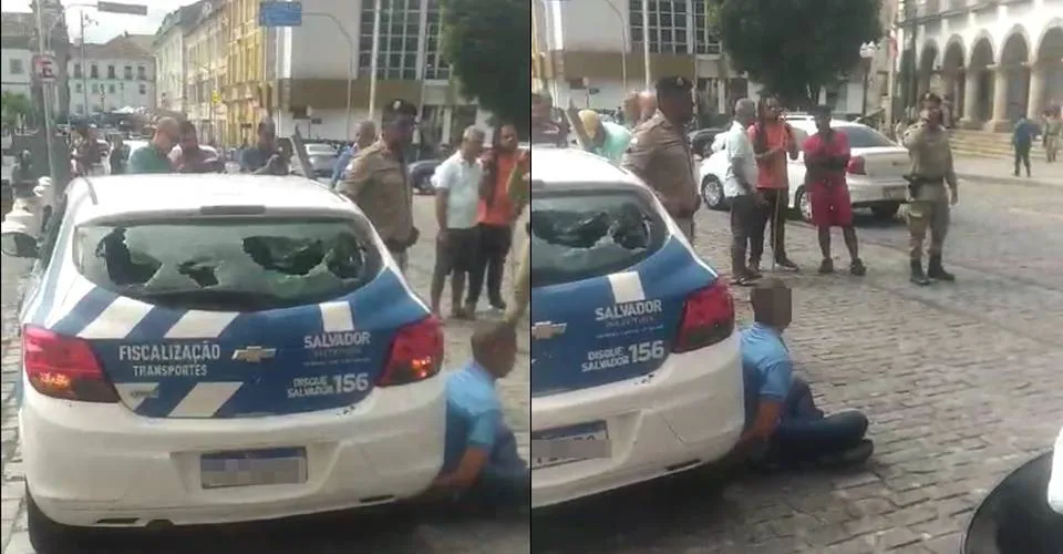 Guarda Municipal nega que homem preso após quebrar vidros de carro é servidor da autarquia