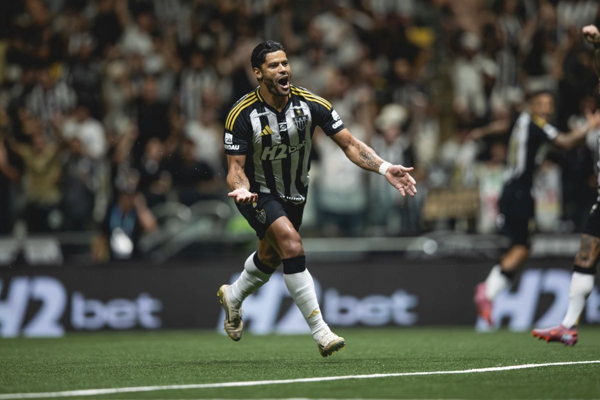 Com gols de Hulk, Igor Gomes e Biel, o Atlético-MG atropelou o Bahia por 3x0, em um jogo que teve uma expulsão determinante para o resultado. Foto: Pedro Souza/Atlético-MG