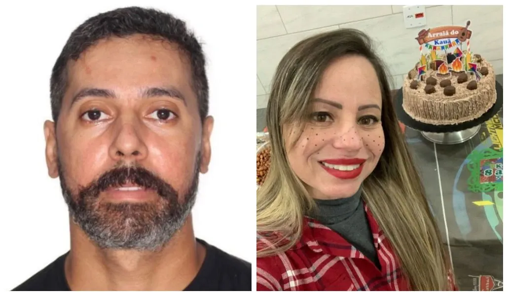 Samuel Angelo Dos Santos E a Ex Companheira, Patrícia Gonçalves Foto Reprodução Redes Sociais