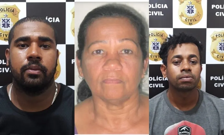 Mãe,filho e comparsa são presos com drogas, armas e R$ 34 mil em Vitória da Conquista