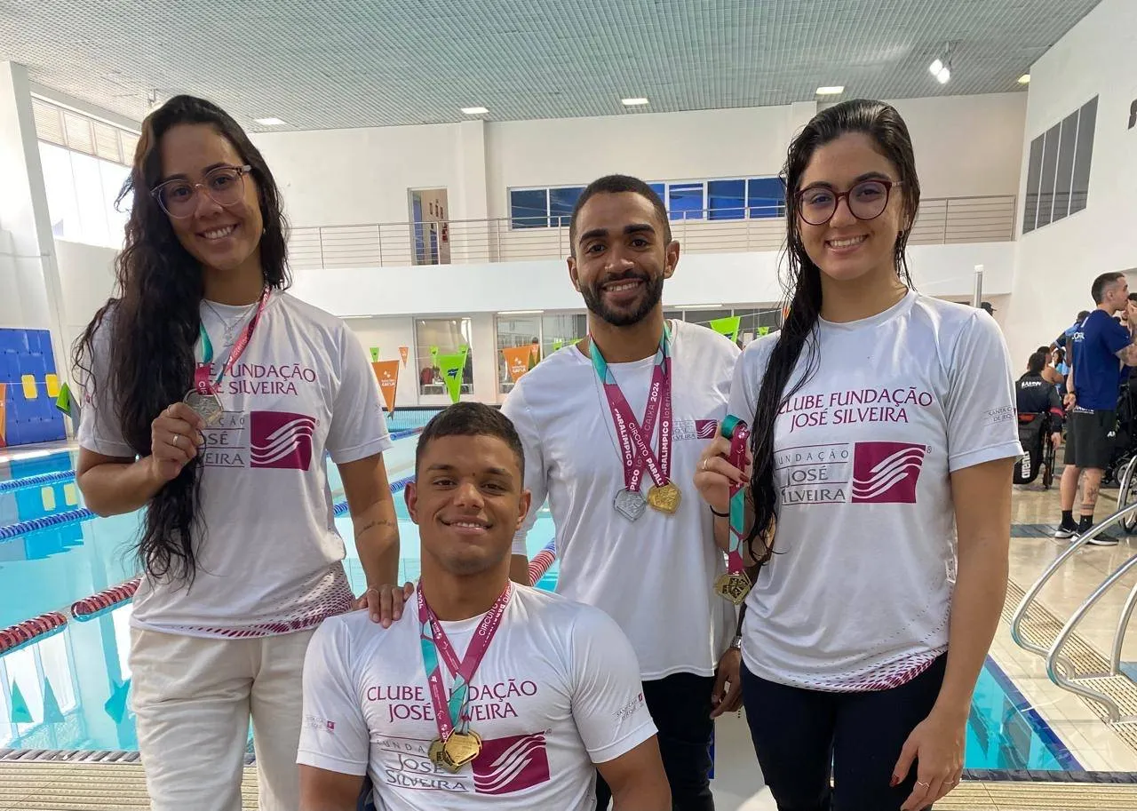 Atletas baianos são destaque em competição nacional de paranatação