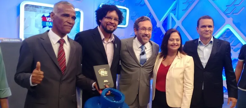 VOTA BAHIA: Candidatos elogiam debate da TV Aratu e criticam ausência de ACM Neto