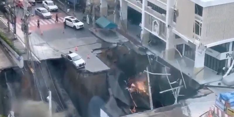 Bangkok tem um dos sistemas de metr&ocirc; mais movimentados do sudeste asi&aacute;tico, em expans&atilde;o desde os anos 2000, obras constantes aumentam o risco de instabilidade do solo/Foto: Reprodu&ccedil;&atilde;o