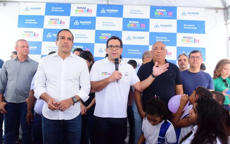 A obra da nova escola contou com um investimento de R$ 6,6 milhões, como parte do plano de modernização da rede municipal de ensino promovido pela Prefeitura de Salvador/Foto:Valter Pontes