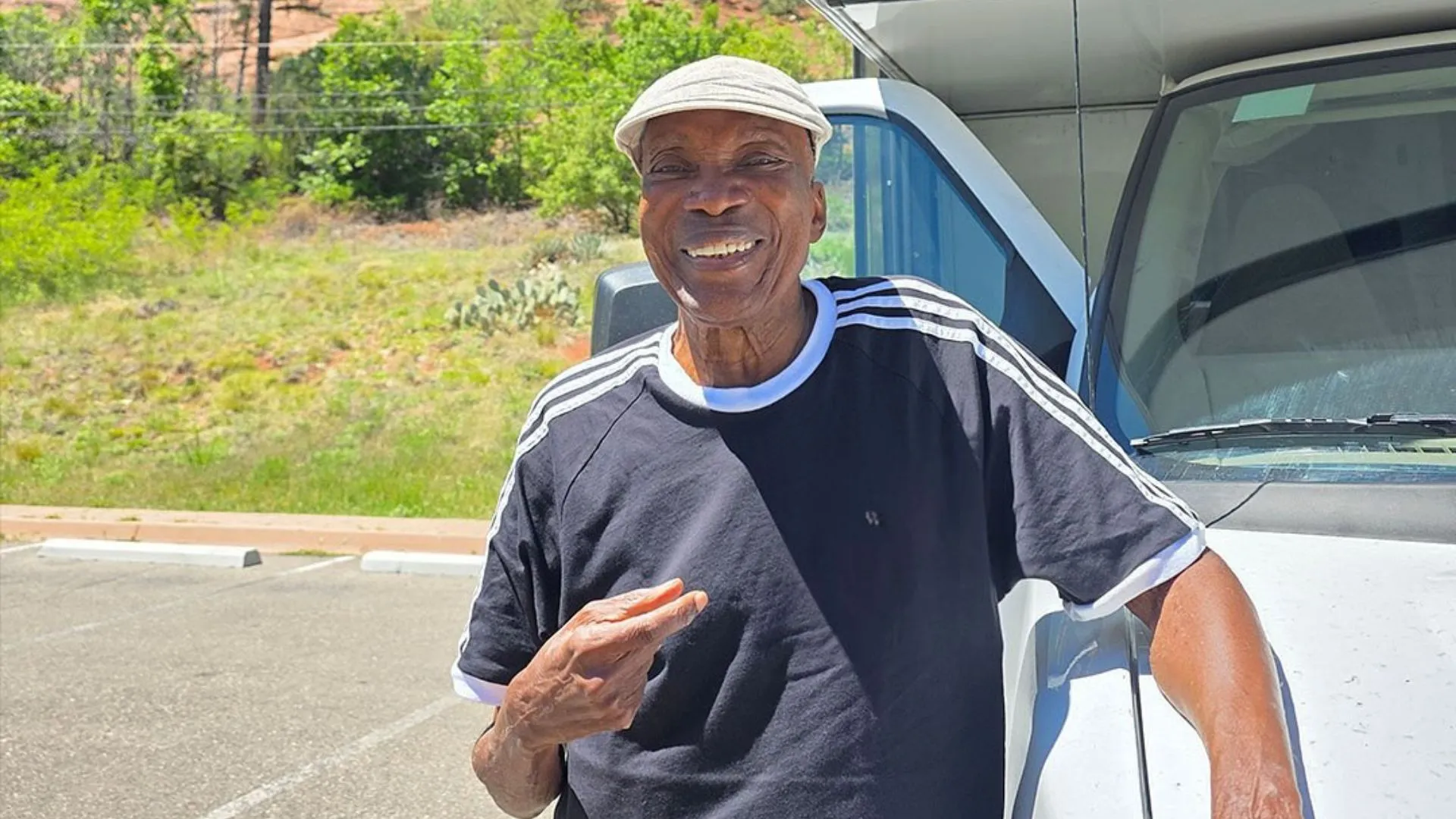 Milton Nascimento fez viagem de motorhome com o filho