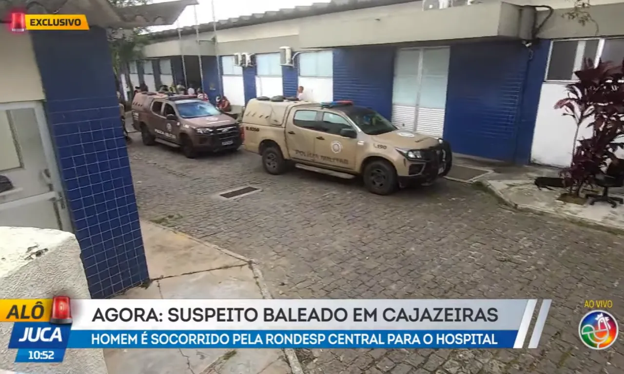 Homem baleado em ação da PM