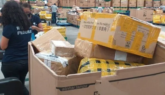 Receita apreende drogas e mercadorias avaliadas em R$ 400 mil durante operação realizada nos Correios de Salvador