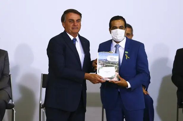 Prefeito de Salvador, Bruno Reis, e Bolsonaro