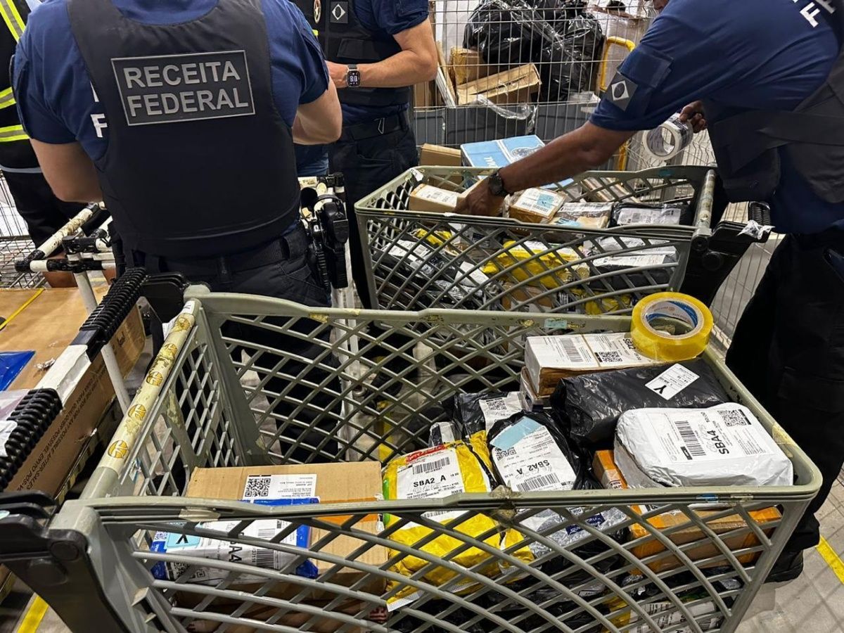 Receita Federal apreende R$ 774 mil em produtos ilegais na Bahia. Foto: Receita Federal