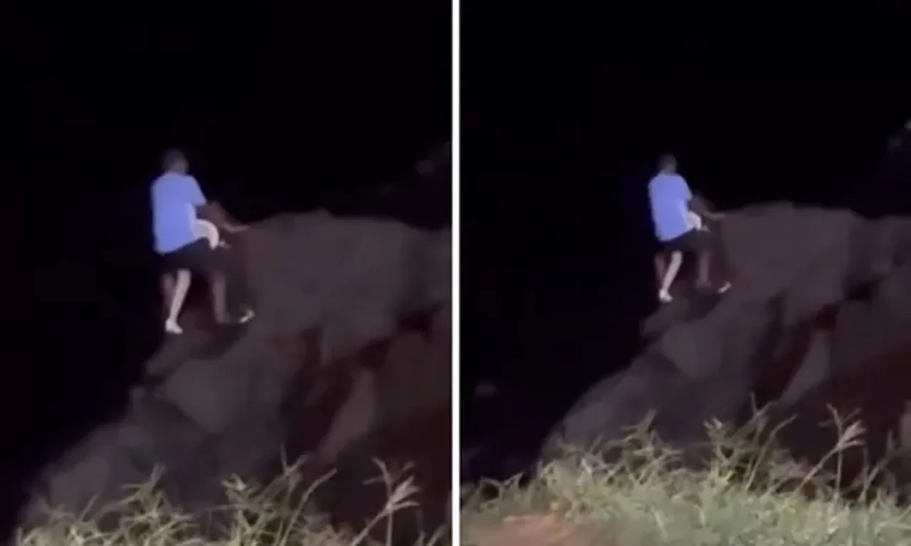 VÍDEO: casal é flagrado fazendo sexo no Carnaval de Salvador.Foto: Reprodução