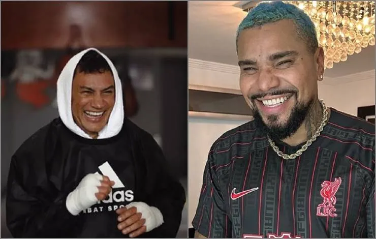 Naldo desiste de lutar com Popó e campeão se irrita: "só bate em mulher"