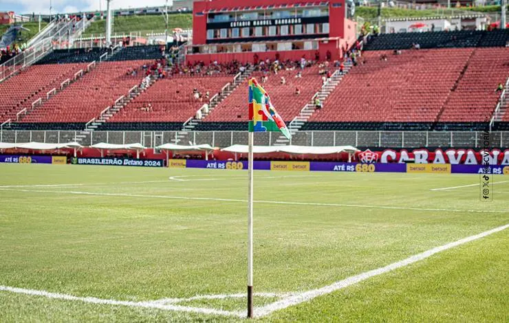Autismo é representado em bandeirinhas no Barradão para o primeiro BaVi do Brasileirão 2024
