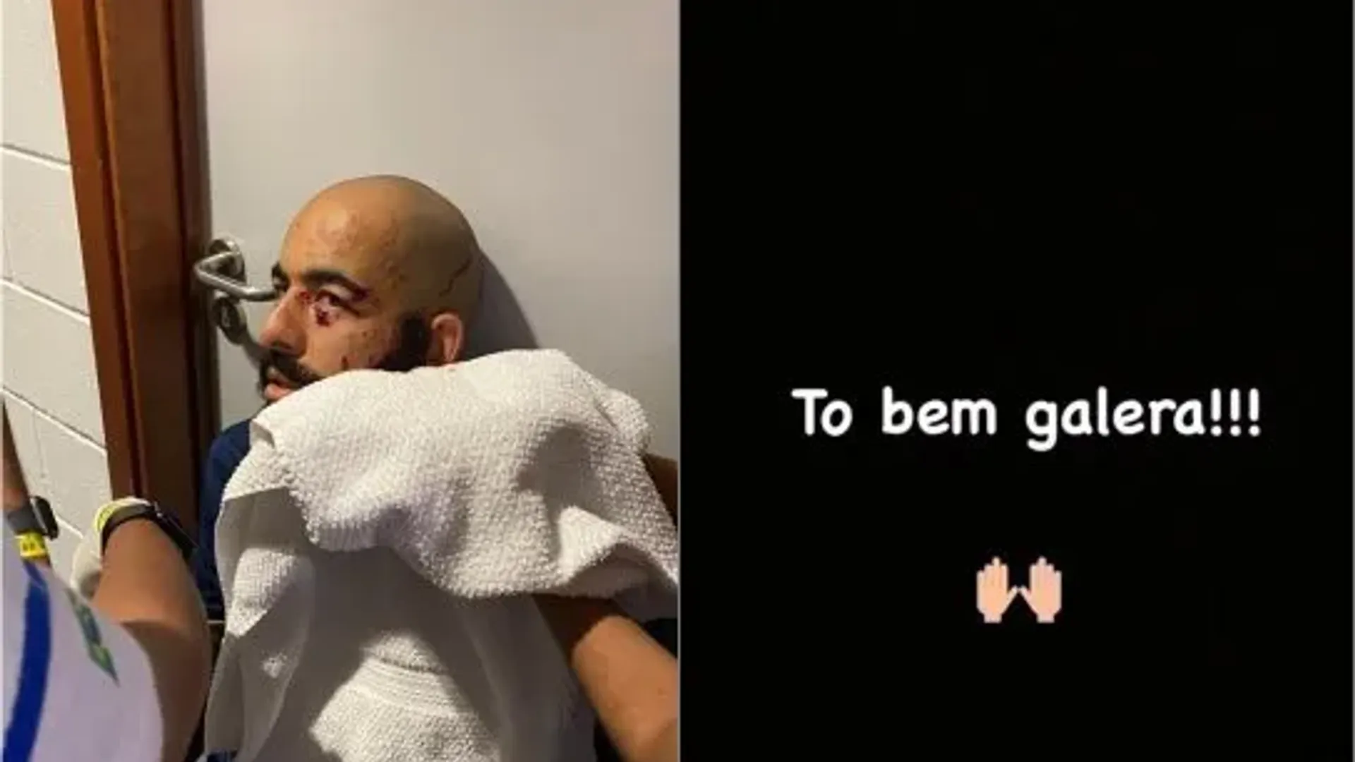 Danilo Fernandes foi um dos feridos após ataque ao ônibus do Bahia