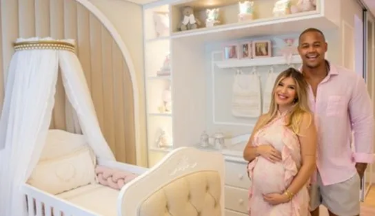 Veja fotos do quarto do bebê de Léo Santana e Lore Improta; "nos traz muita tranquilidade" 