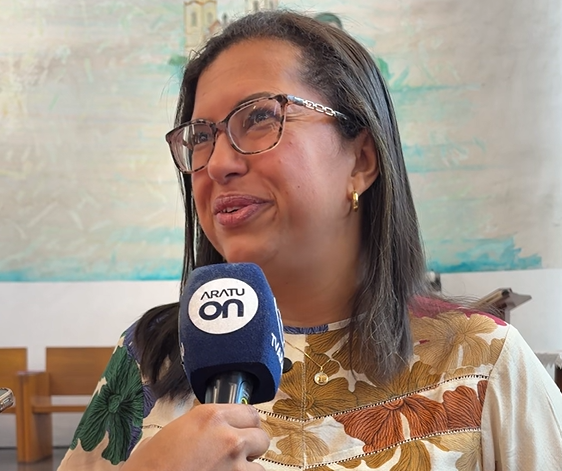 Na foto, a vice-prefeita Ana Paula Matos.| Foto: Aratu On