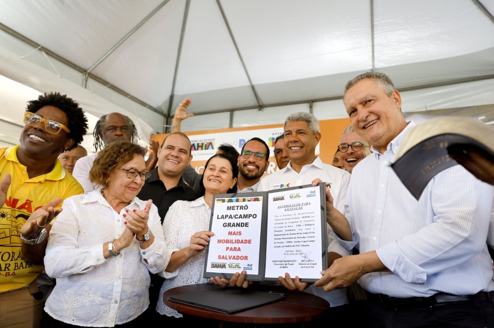 Publicação de editais para expansão do metrô até Campo Grande foram autorizados por Jerônimo Rodrigues |Foto: Amanda Ercília/GOVBA