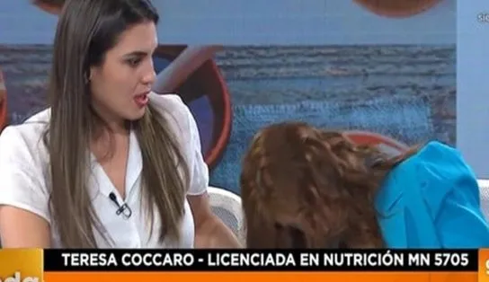 Vídeo: Nutricionista convidada desmaia durante programa ao vivo, na Argentina
