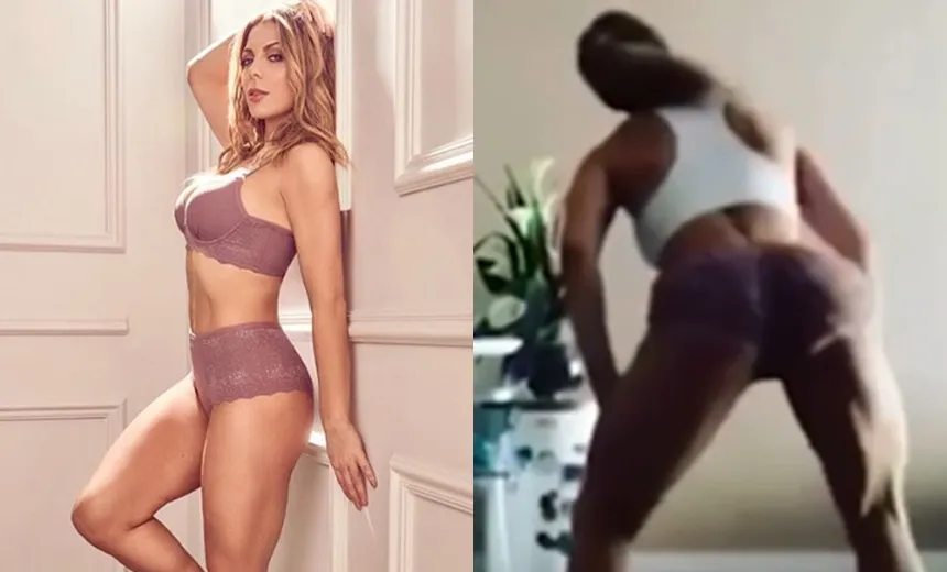 Sheila Mello “quebra a internet” rebolando com música de Anitta e Ludmilla; assista