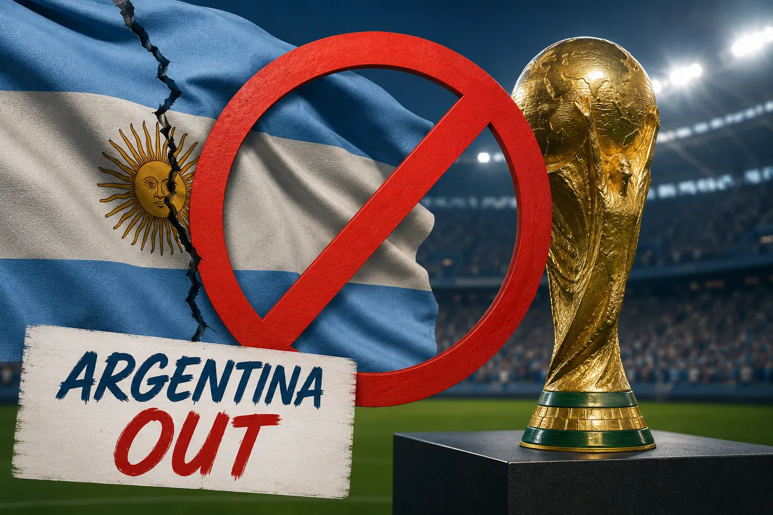 Movimento que pede exclusão da Argentina das Copas cresce nas redes