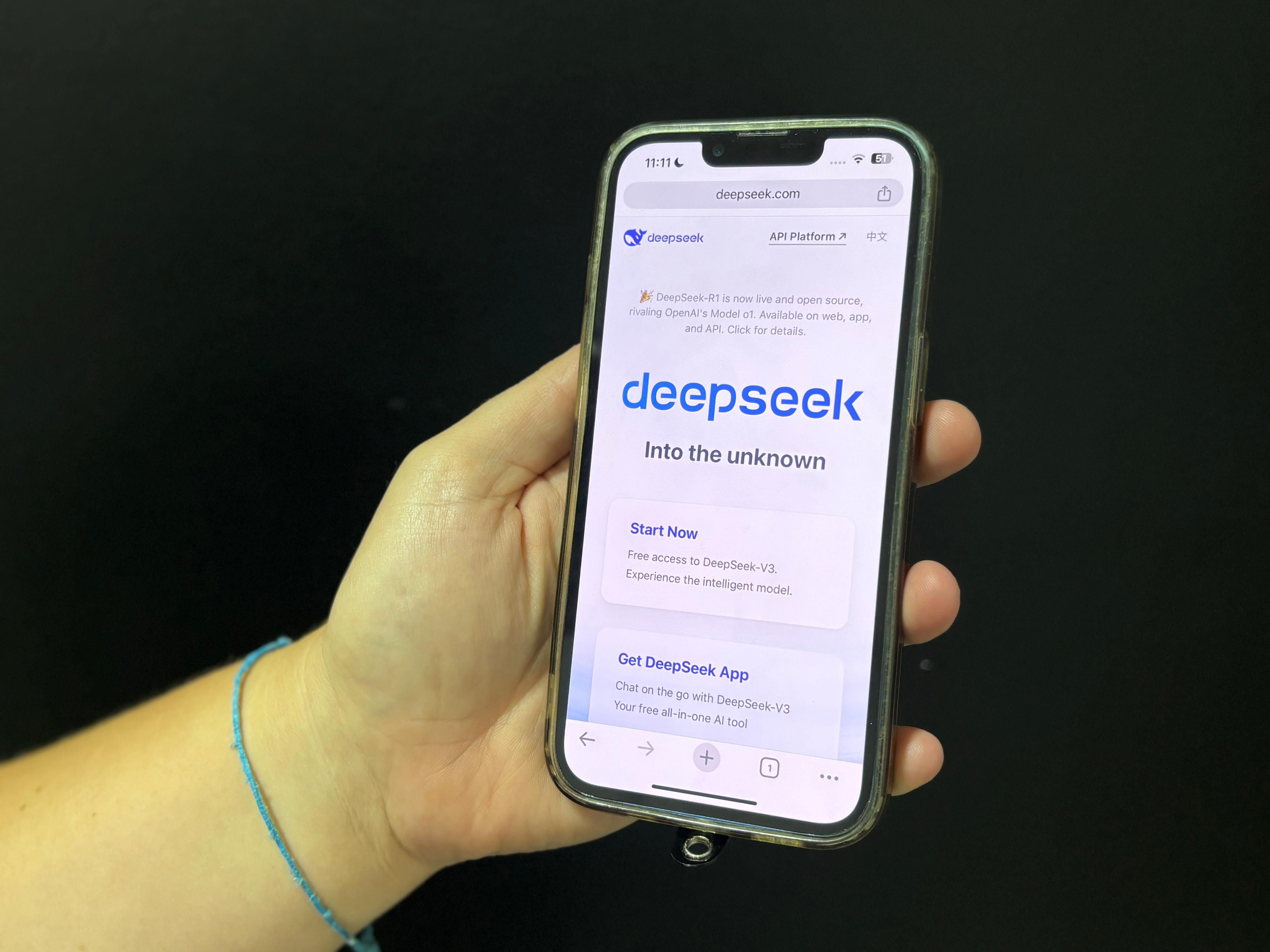 Na semana passada, a DeepSeek lançou um assistente digital gratuito, que funciona de forma parecida ao ChatGPT. | Foto: Bruna Castelo Branco/Aratu On