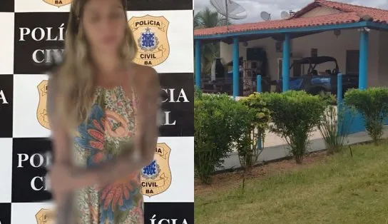 Fazenda onde empresária da "Paraíso Perdido" estava escondida tinha piscina e área verde; veja vídeo   