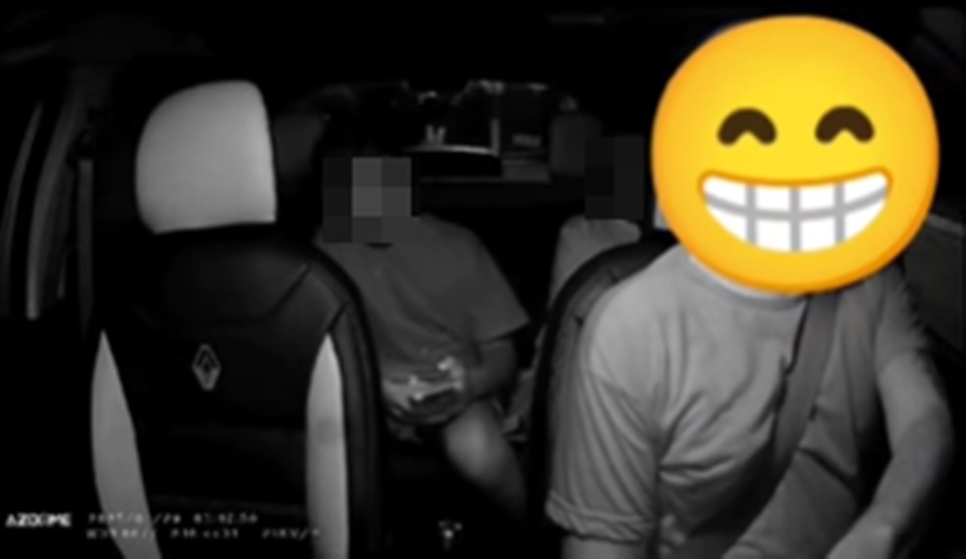 Jovem estava em um carro por aplicativo. Foto: Reprodução / Redes Sociais 