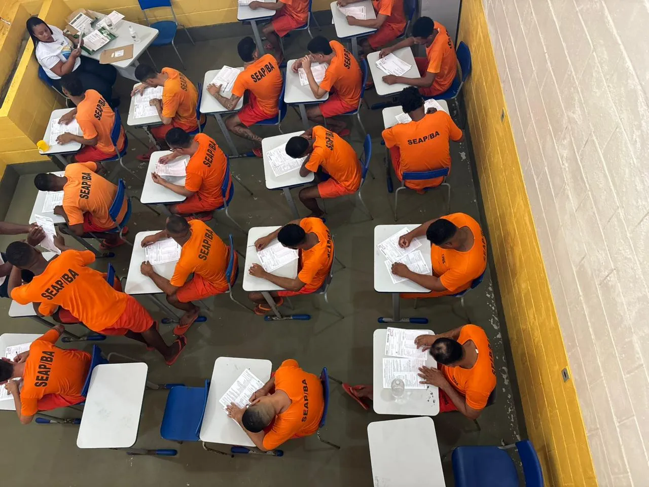 Enem PPL bate recorde de inscritos é aplicado em 24 unidades prisionais da Bahia