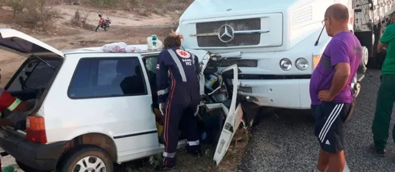 TRAGÉDIA: Acidente mata um idoso e seu bisneto de oito meses