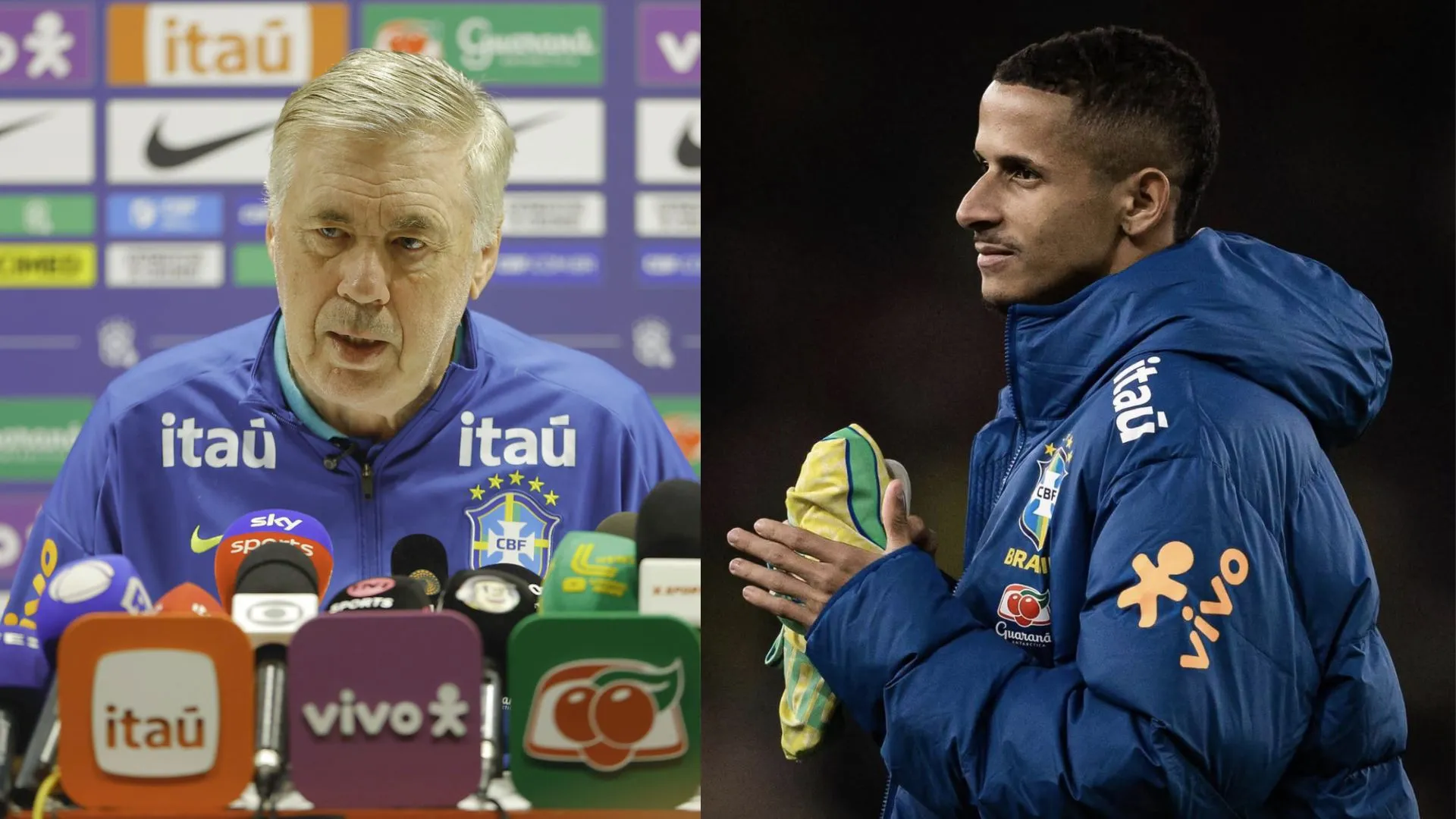 Carlo Ancellotti e Luciano Juba