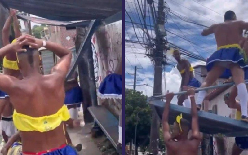 O ponto de &ocirc;nibus danificado integra a rede de mobili&aacute;rio urbano da Secretaria Municipal de Mobilidade de Salvador, respons&aacute;vel pela manuten&ccedil;&atilde;o de centenas de abrigos espalhados pela cidade/Foto: Reprodu&ccedil;&atilde;o/Redes Sociais