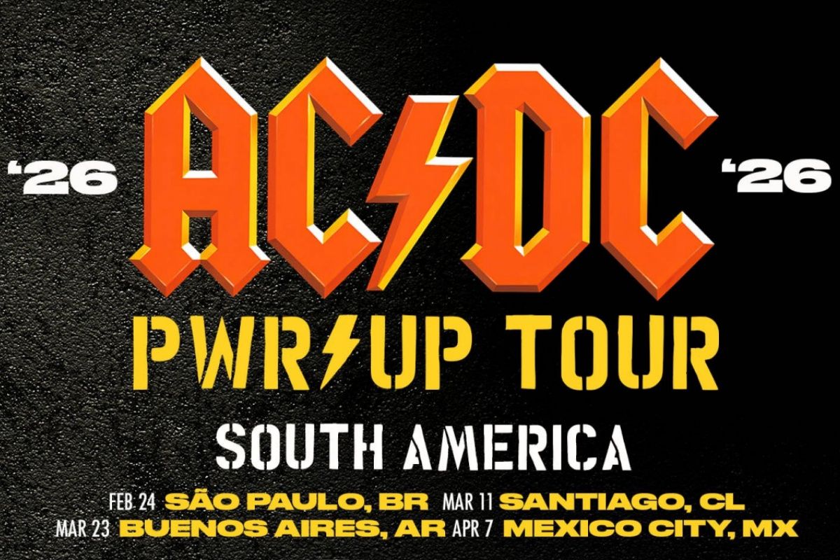 O show do AC/DC no Brasil integra a