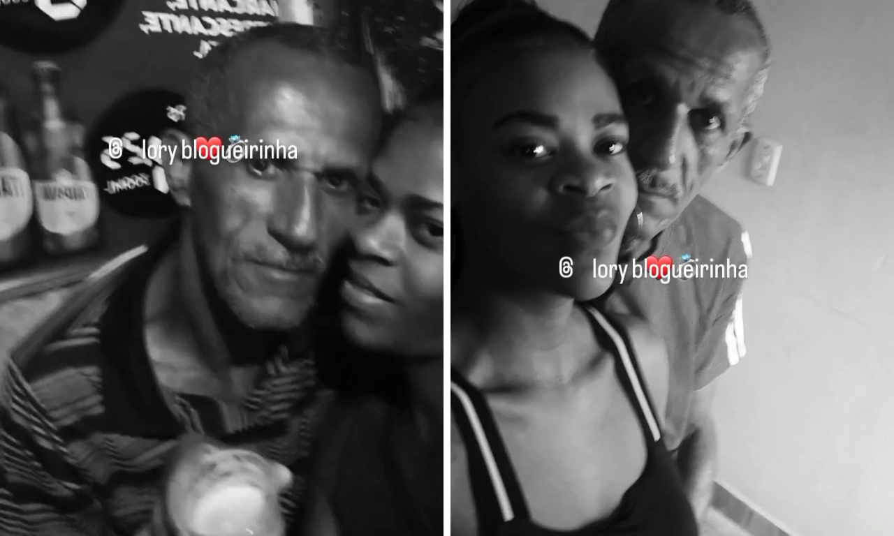 Lorena e o ex-companheiro, principal suspeito da morte. Foto: Redes sociais