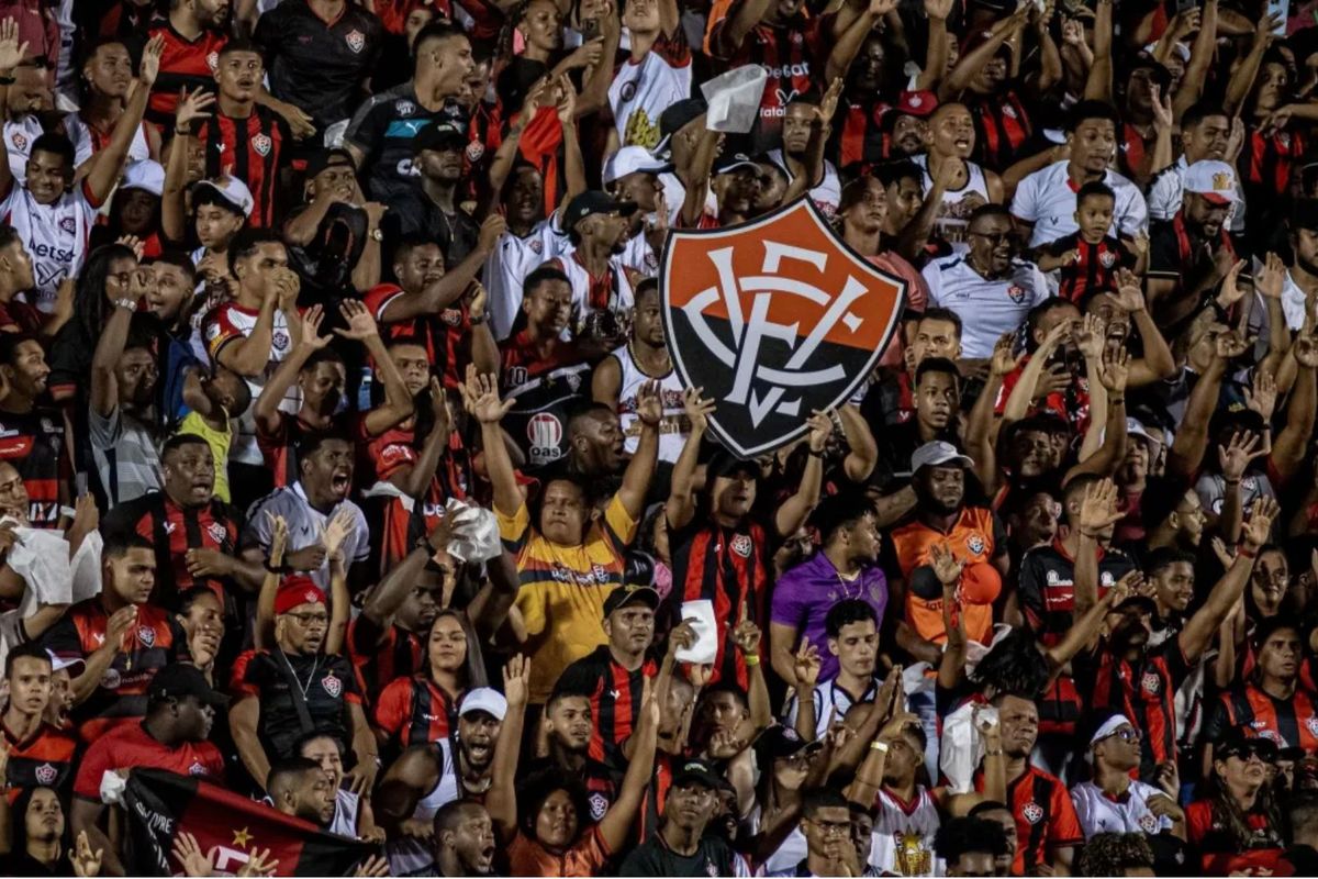 Torcida do Vitoria. Foto: Reprodu&ccedil;&atilde;o