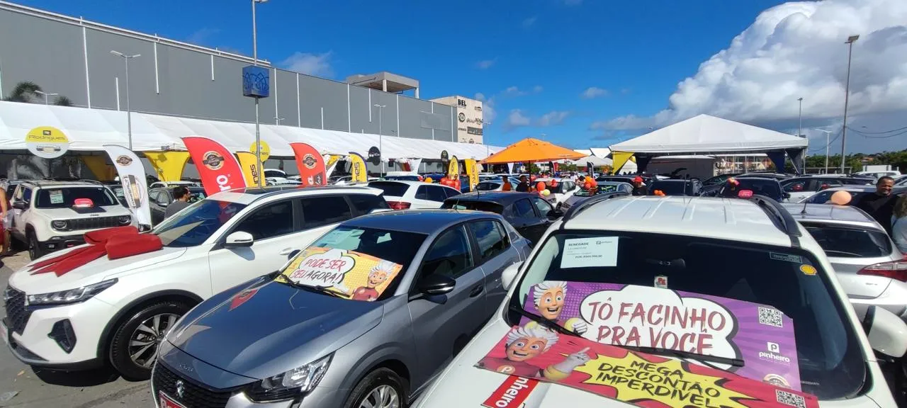 Feira de seminovos reúne veículos com preços a partir de R$ 29,9 mil em Salvador