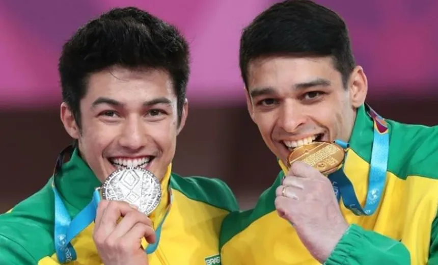 Brasil faz nova 'dobradinha' na ginástica e garante sua melhor atuação na competição