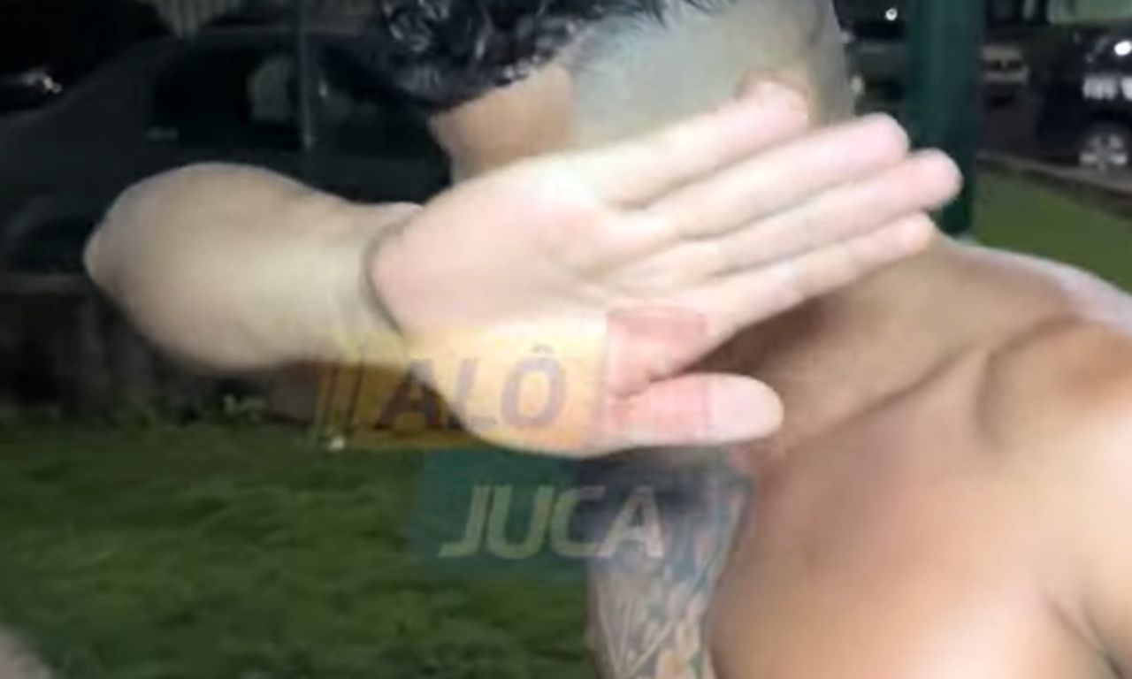 Companheiro suspeito de agredir turista. Foto: Al&ocirc; Juca