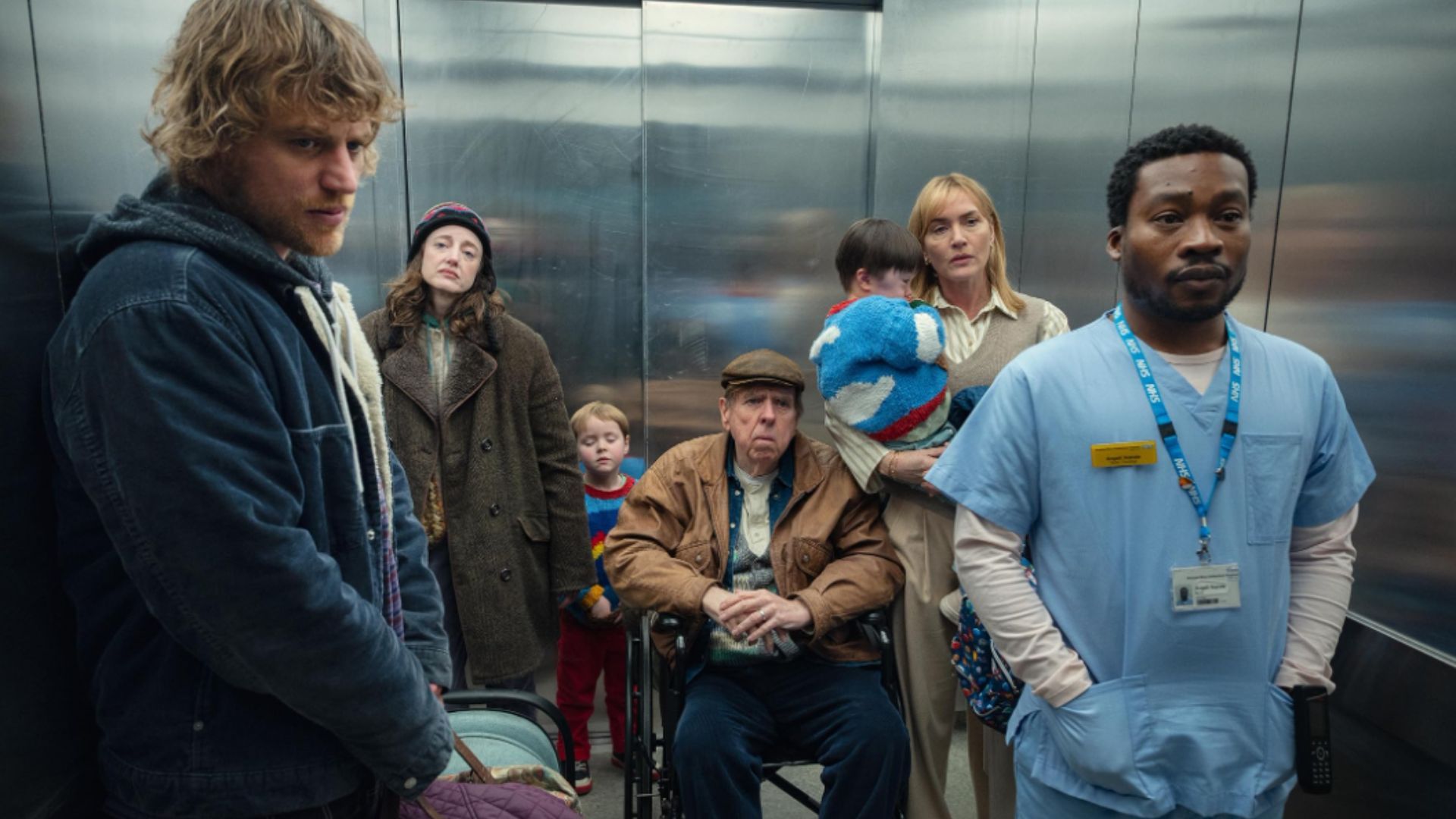 Filme Adeus, June tem roteiro de Joe Anders, filho de Kate Winslet | Foto: Kimberley French/Netflix - &copy; 2025 Netflix, Inc