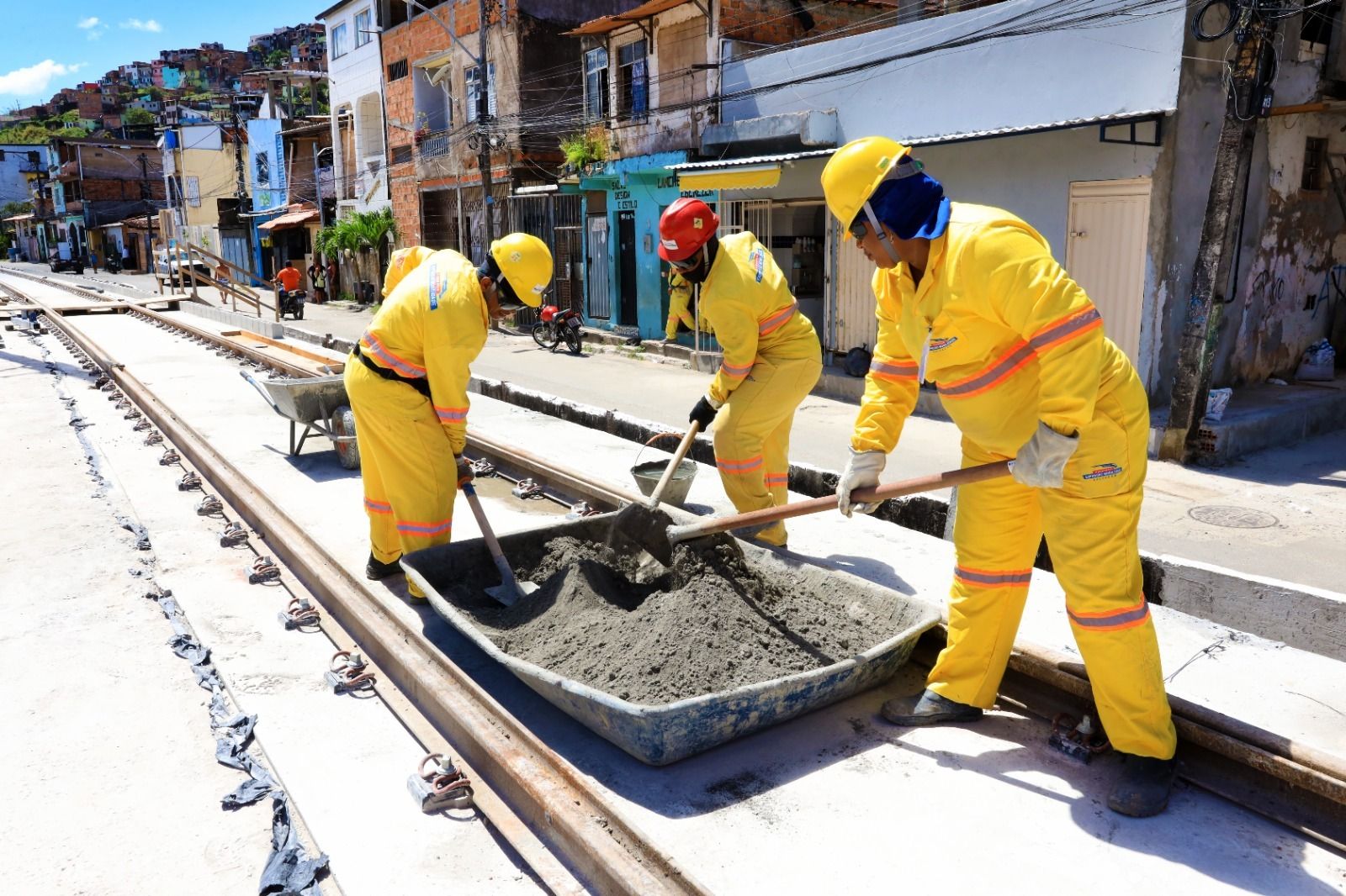 Obras do VLT; Foto: ThuaneMaria/GOVBA