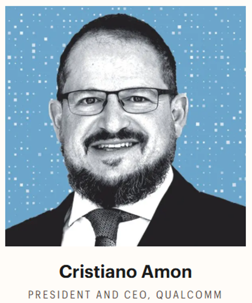 Brasileiro Cristiano Amon está entre os 100 mais influentes em IA da TIME| Foto: Divulgação | Times 
