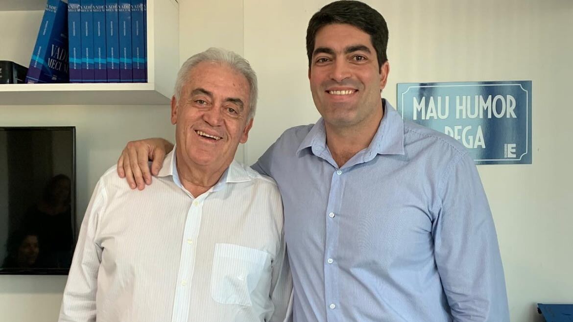 Otto Filho (à dir.), ao lado do pai, o senador Otto Alencar | Foto: redes sociais