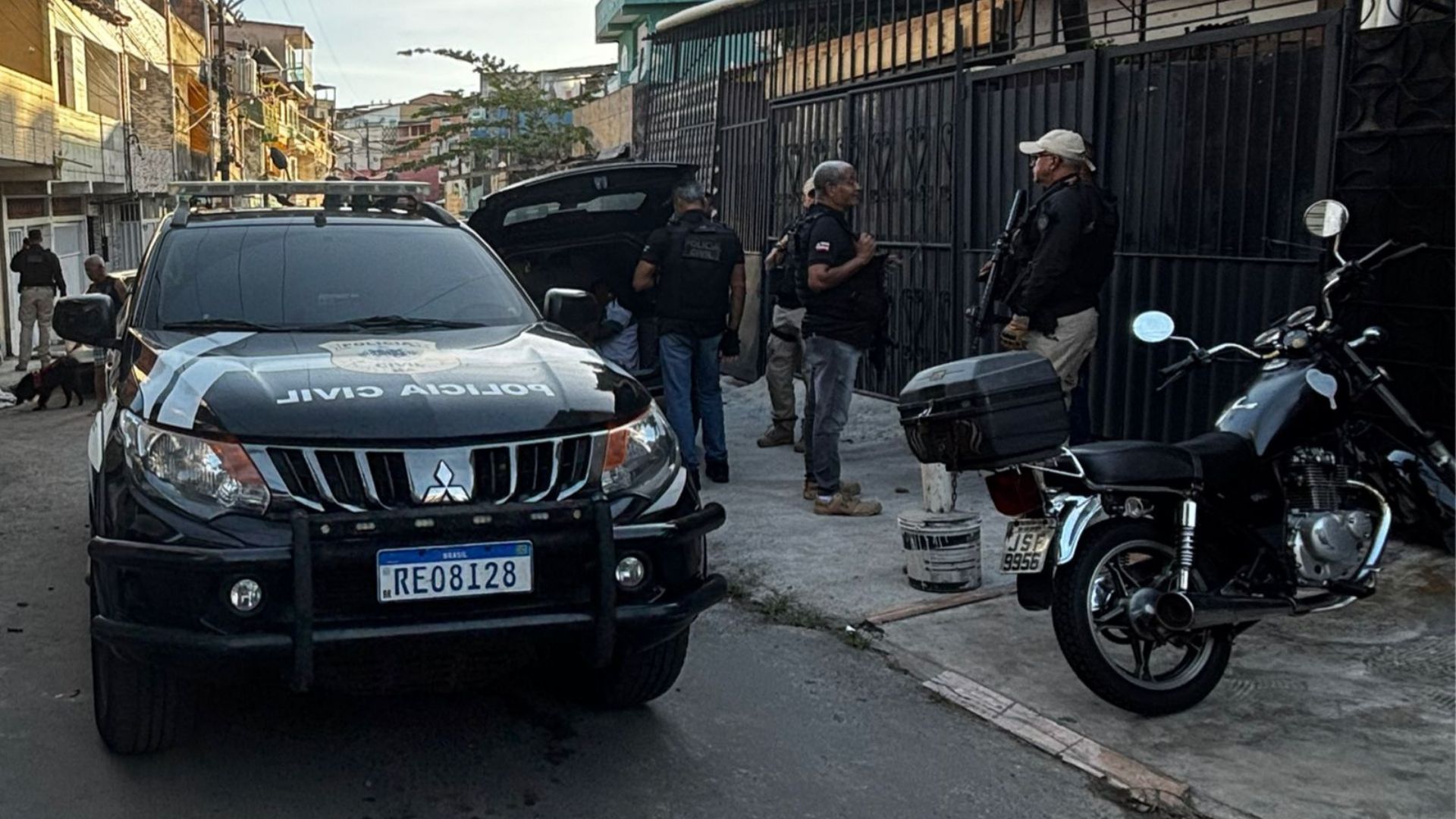 Suspeitos de matar norte-americano em Salvador s&atilde;o presos. Foto: Vitor Castro | TV Aratu