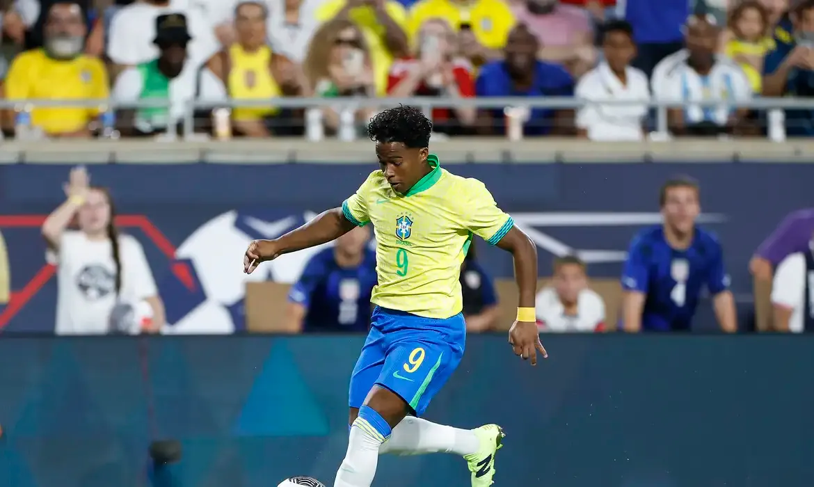 Copa América: Dorival confirma Endrick como titular diante do Uruguai