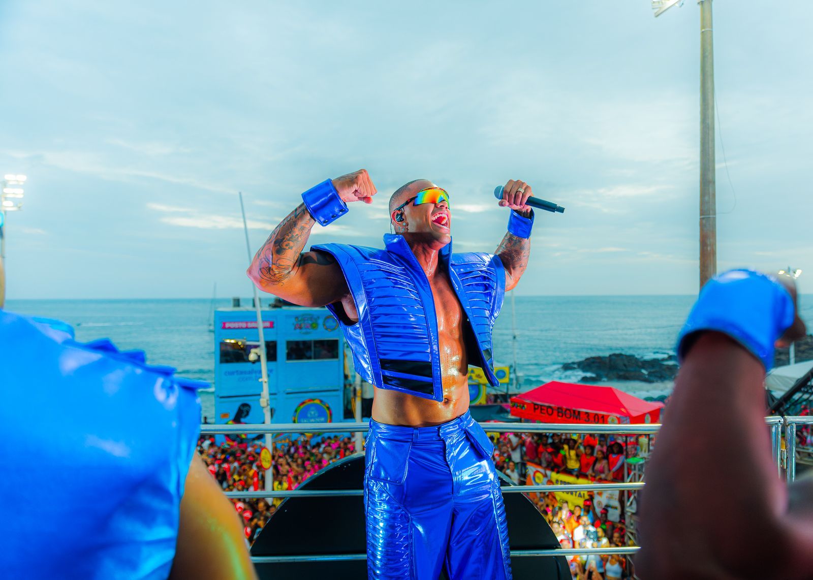 Leo Santana e a Incrível Maratona de Carnaval 2025. / Foto: Assessoria