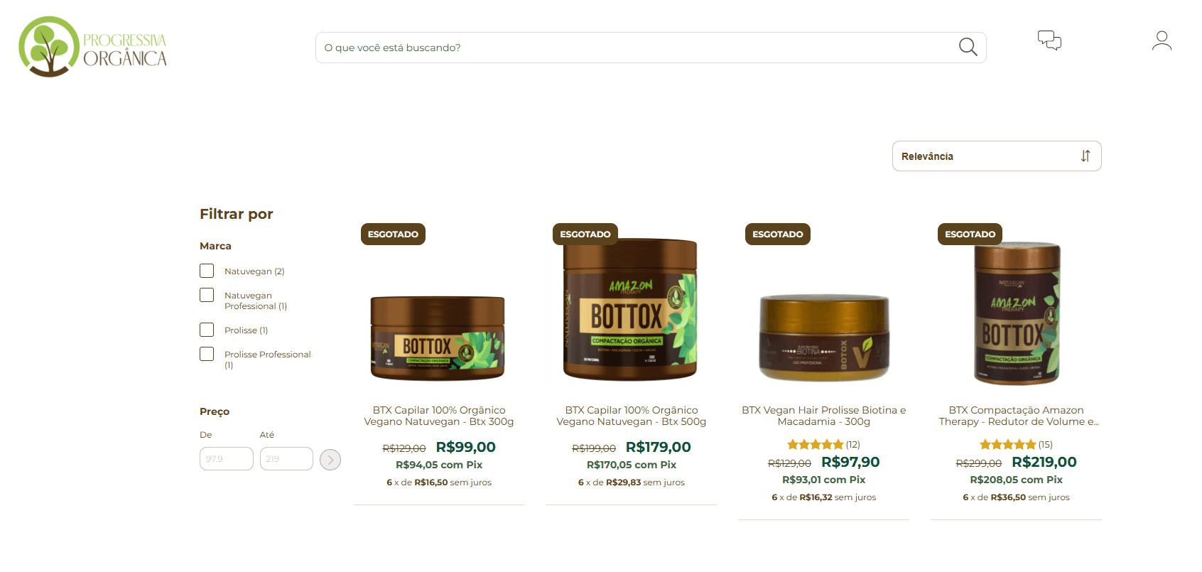 Anvisa pro&iacute;be comercializa&ccedil;&atilde;o de alisante e maquiagem capilar; entenda. Foto: Divulga&ccedil;&atilde;o  Bottox Amazon Therapy Natuvegan