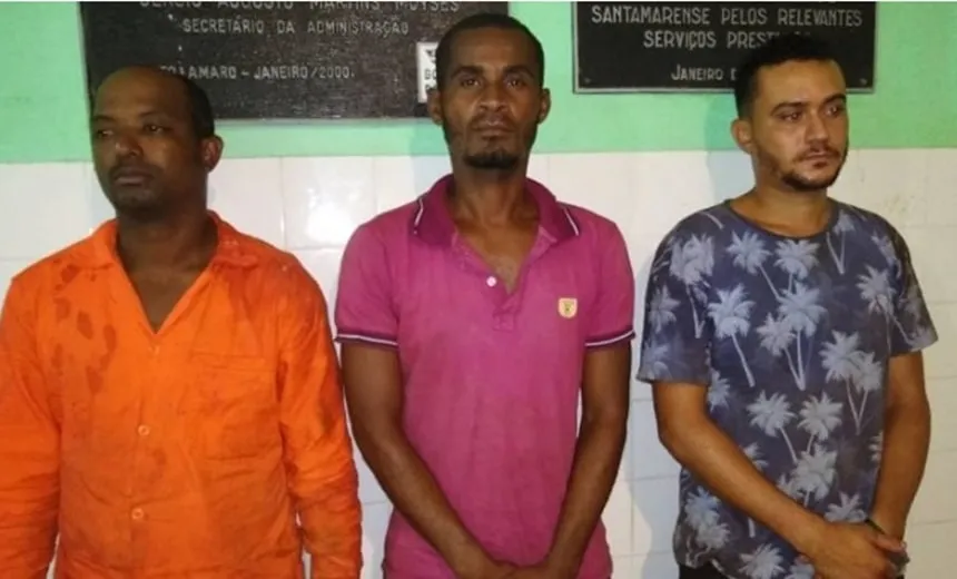 Trio é preso roubando gado em Conceição do Jacuípe