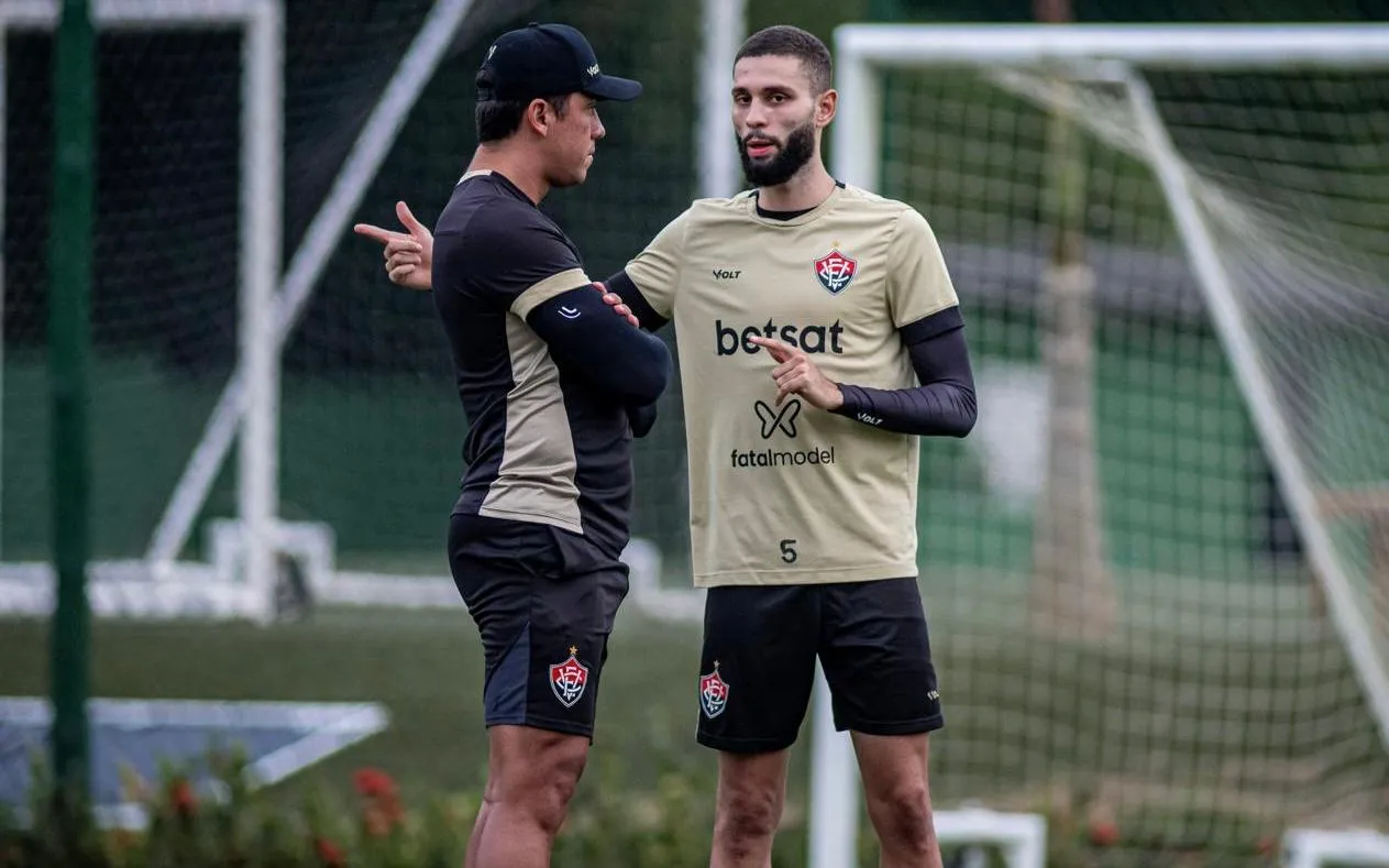 Vitória segue em preparação para enfrentar o Corinthians pelo Brasileirão